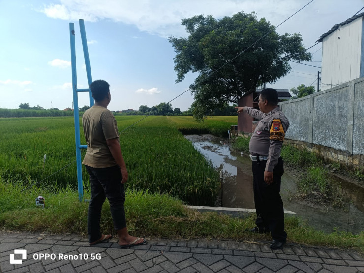 Kapolsek Sukodono Dorong Peran Bhabinkamtibmas dalam Ketahanan Pangan Tanaman Padi