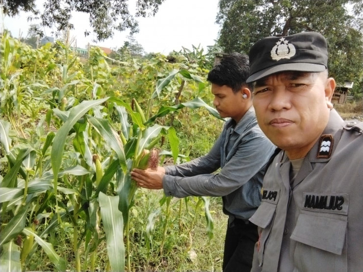 Kapolsek Sedati Masifkan Patroli Desa, Dukung Ketahanan Pangan Warga