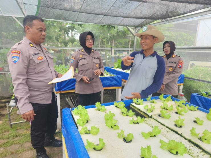Polsek Gedangan Tinjau Lahan P2L Dukung Asta Cita