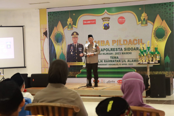 Ajarkan Ilmu Agama Sejak Dini, Kapolresta Sidoarjo Gelar Lomba Pildacil