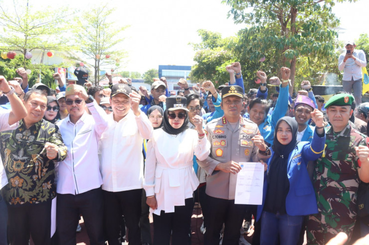 Jogo Sidoarjo | Tiga Kali Aksi Mahasiswa di Mapolresta Sidoarjo Berlangsung Damai dan Kondusif