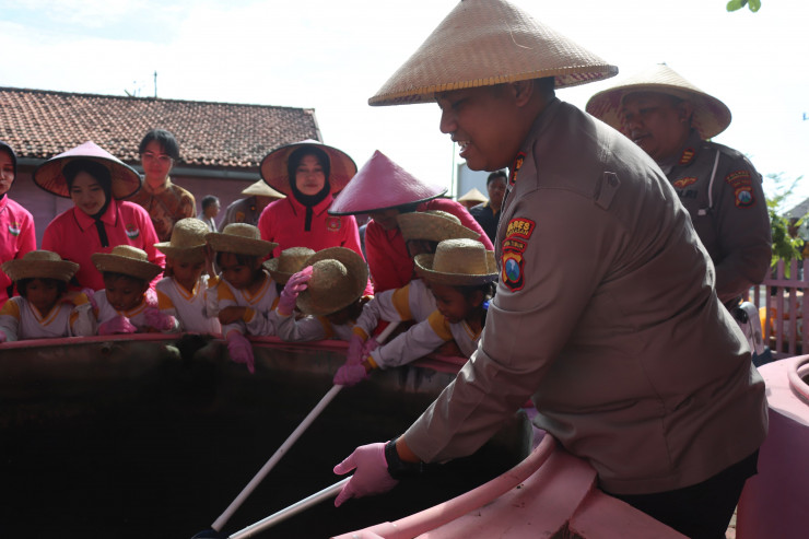 Polres Pamekasan Wujudkan Ketahanan Pangan Kembangkan Budidaya Lele dan Hortikultura