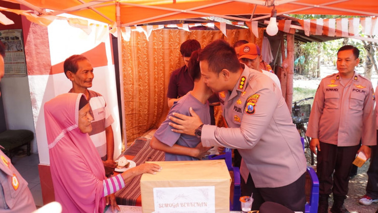 Kapolresta Sidoarjo Terus Perhatikan Korban Tragedi Kanjuruhan Asal Porong